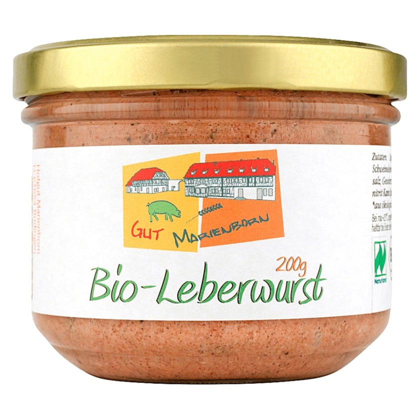 Gut Marienborn Bio-Leberwurst 200g
